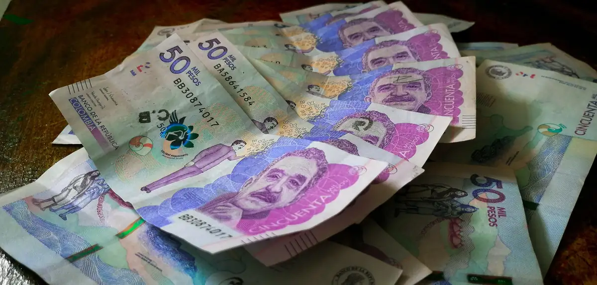 Colombian peso banknotes